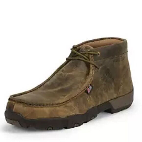 The 232 Justin Men's Driver Moc Casual Shoes 
Sz 12 Justin boots wallabies style - Picture 1 of 11